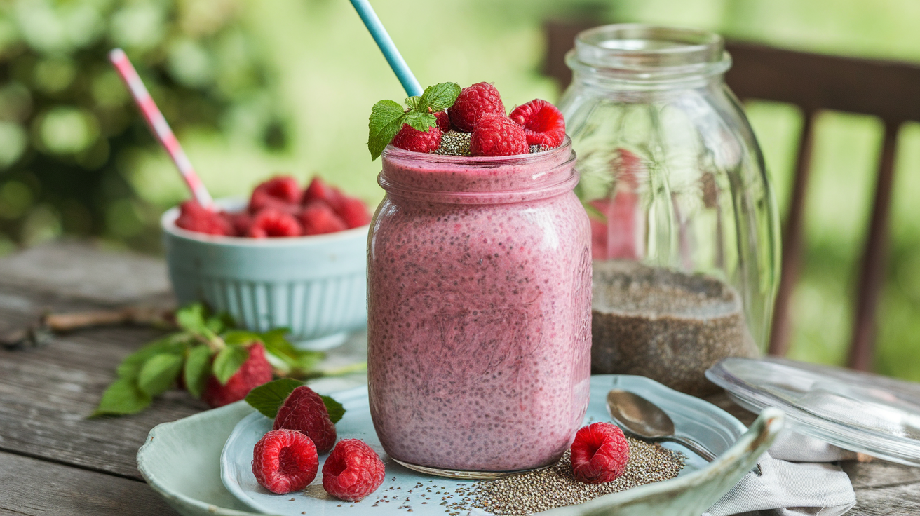 Raspberry Chia Smoothie