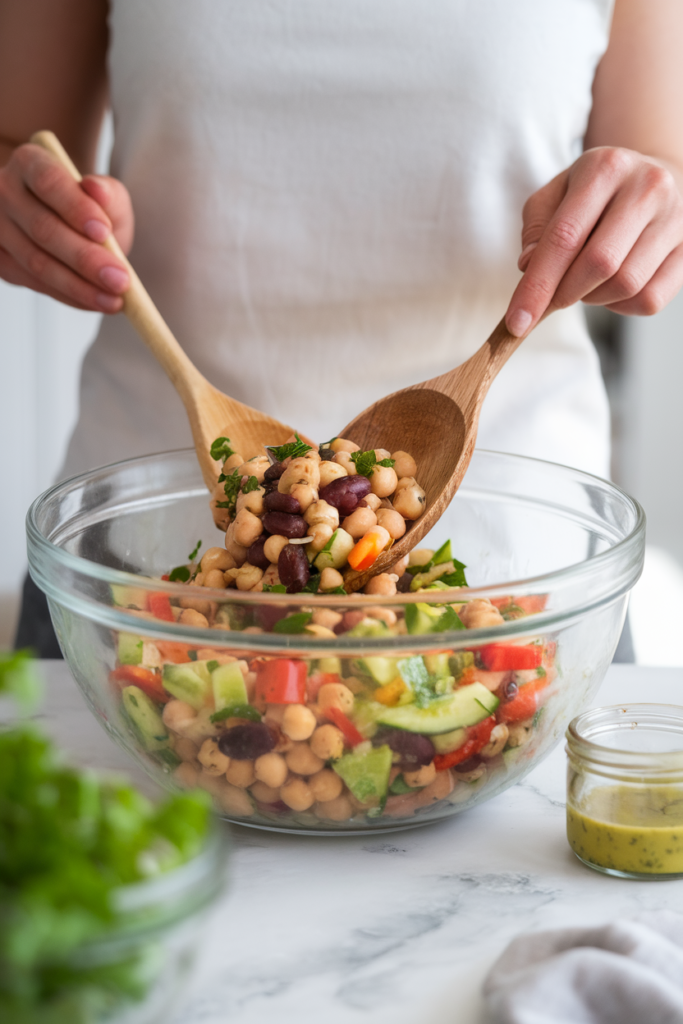 Zesty Three Bean Salad Recipe  