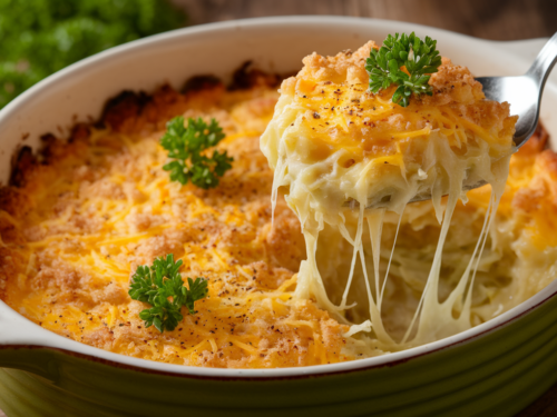 Creamy Cabbage and Cheese Casserole Recipe