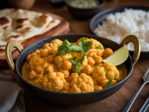 Amazing Cauliflower Chickpea Curry Recipe