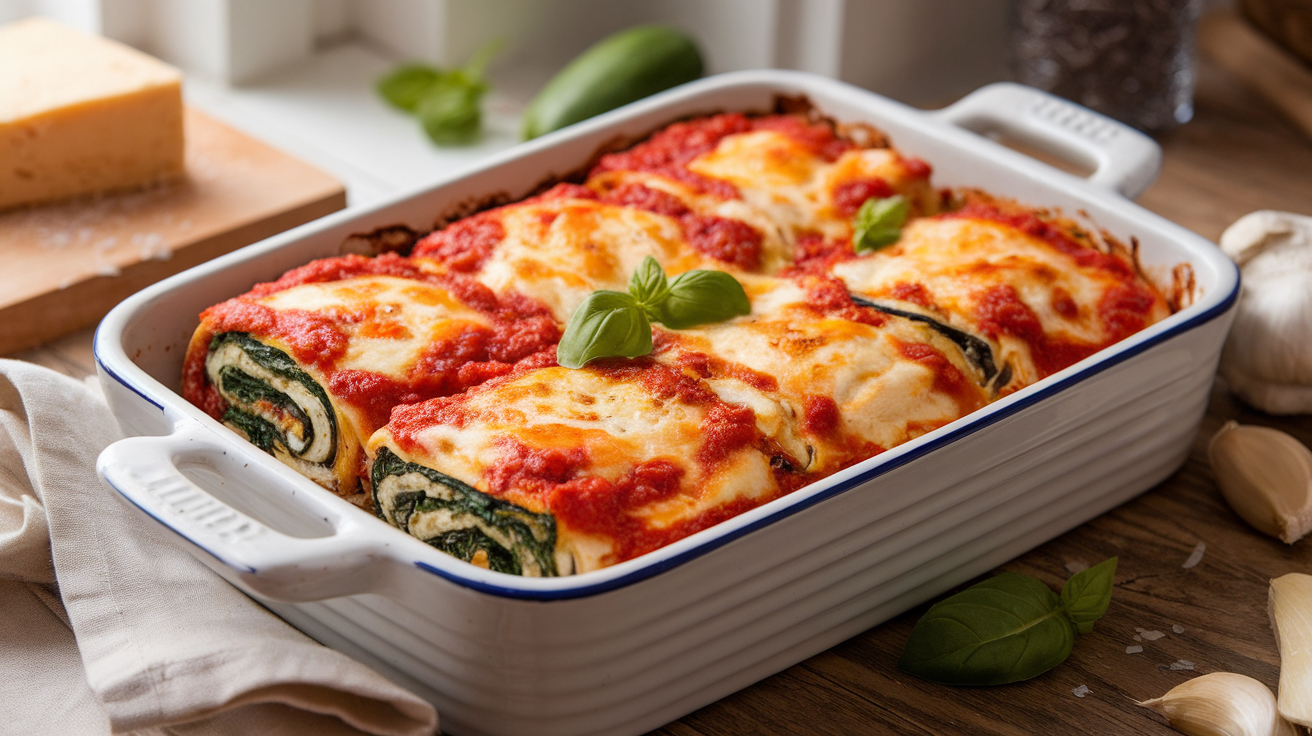 Veggie Lasagna Rolls