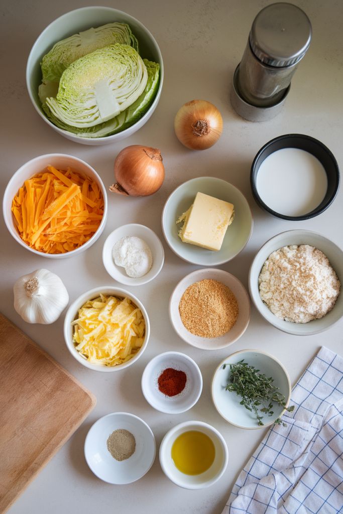 Cabbage and Cheese Casserole 