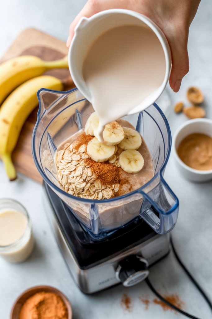 Banana Oat Breakfast Smoothie