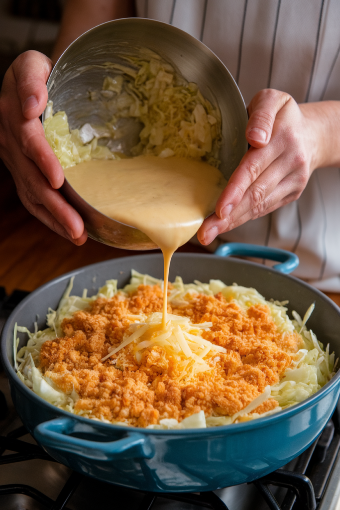 Cabbage and Cheese Casserole 