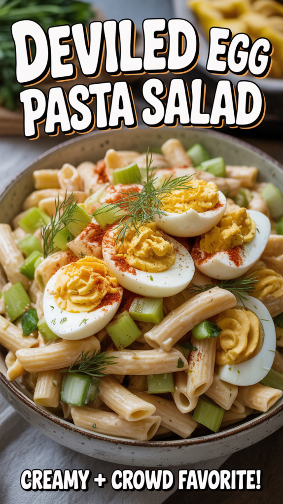 Deviled Egg Pasta Salad