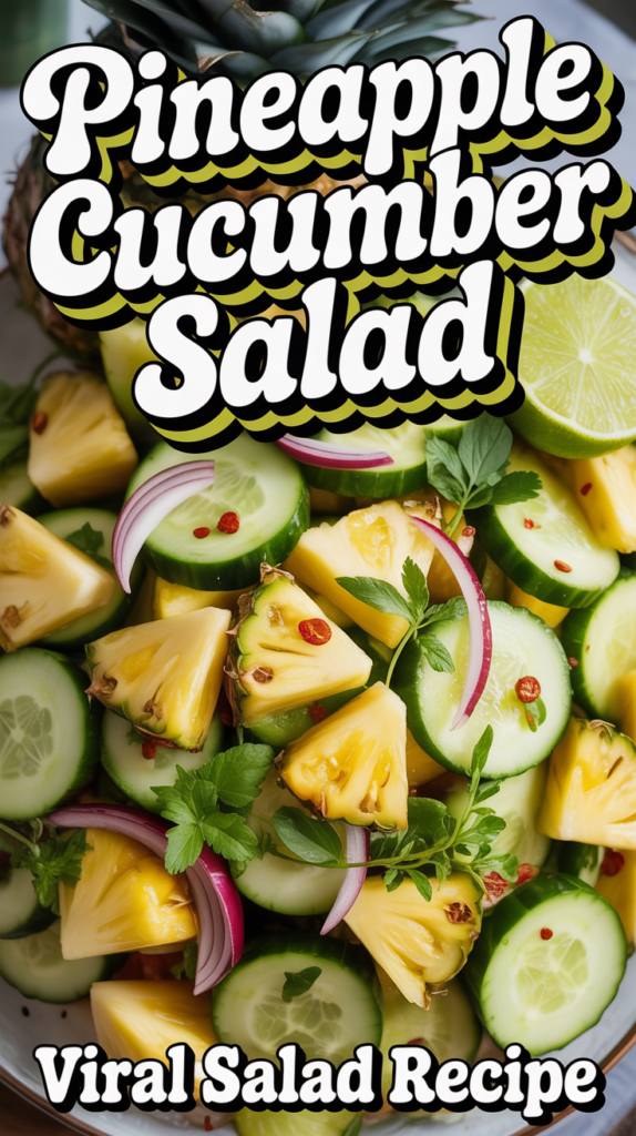 Pineapple Cucumber Salad
