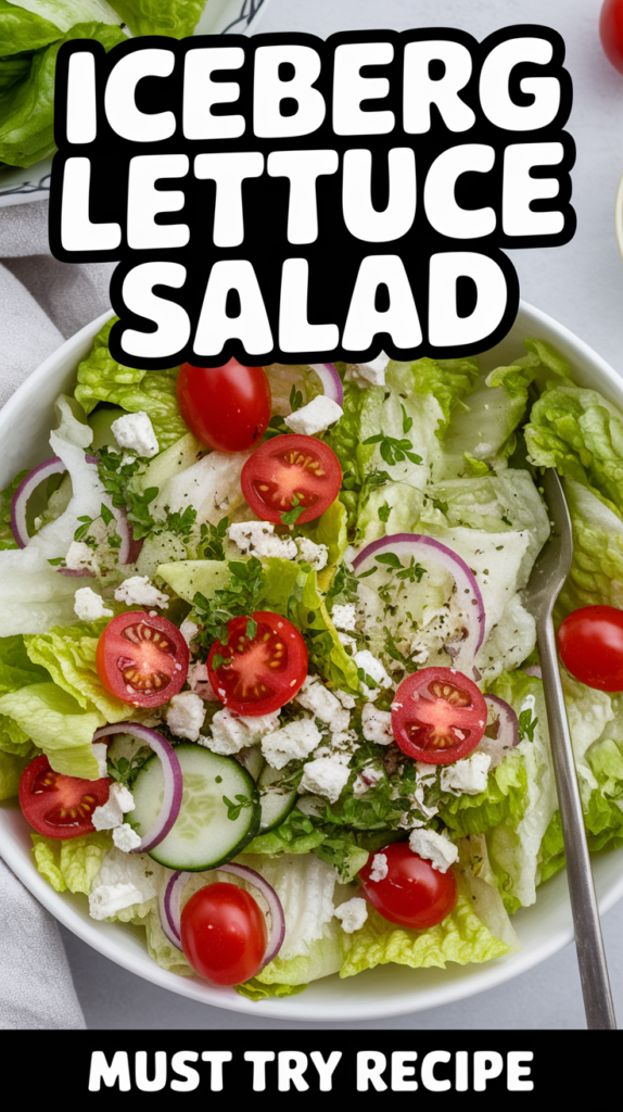 Iceberg Lettuce Salad Recipe