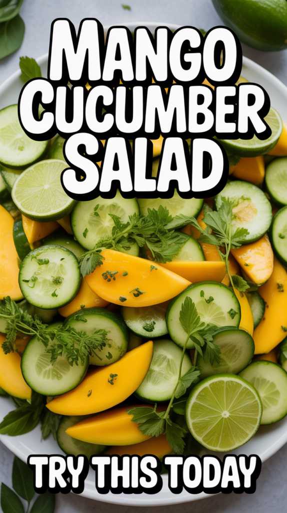 MANGO CUCUMBER SALAD