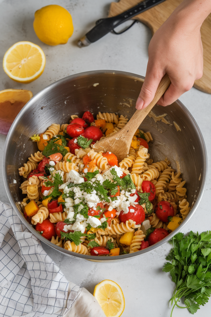 Roasted Veggie Pasta Salad