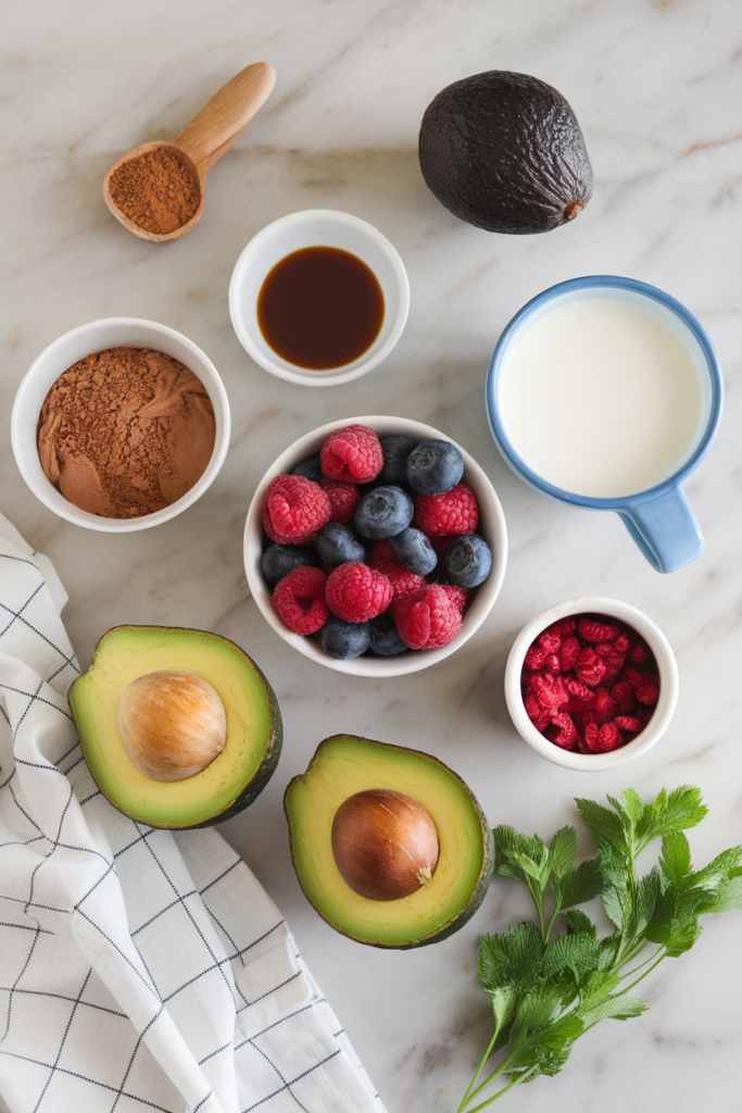 Vegan Avocado Chocolate Mousse 