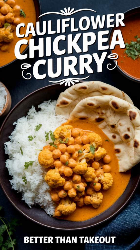 Cauliflower Chickpea Curry 