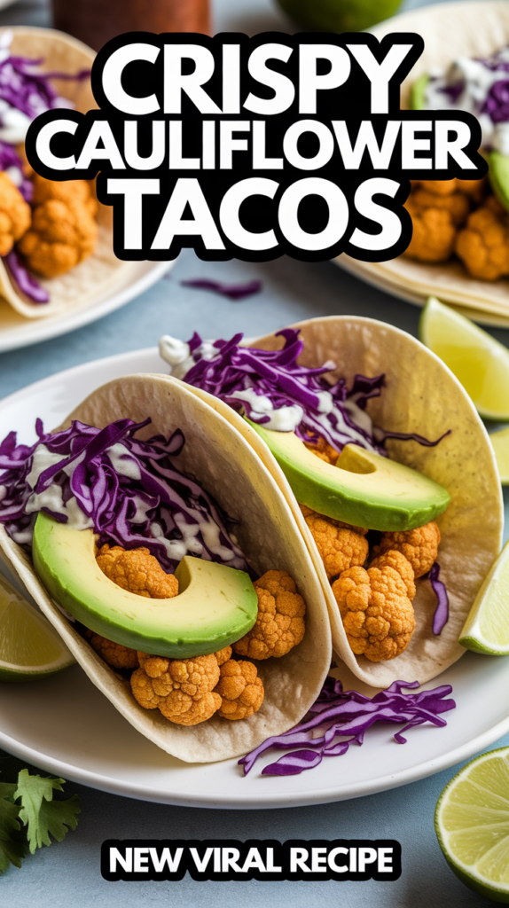 Crispy Cauliflower Tacos 