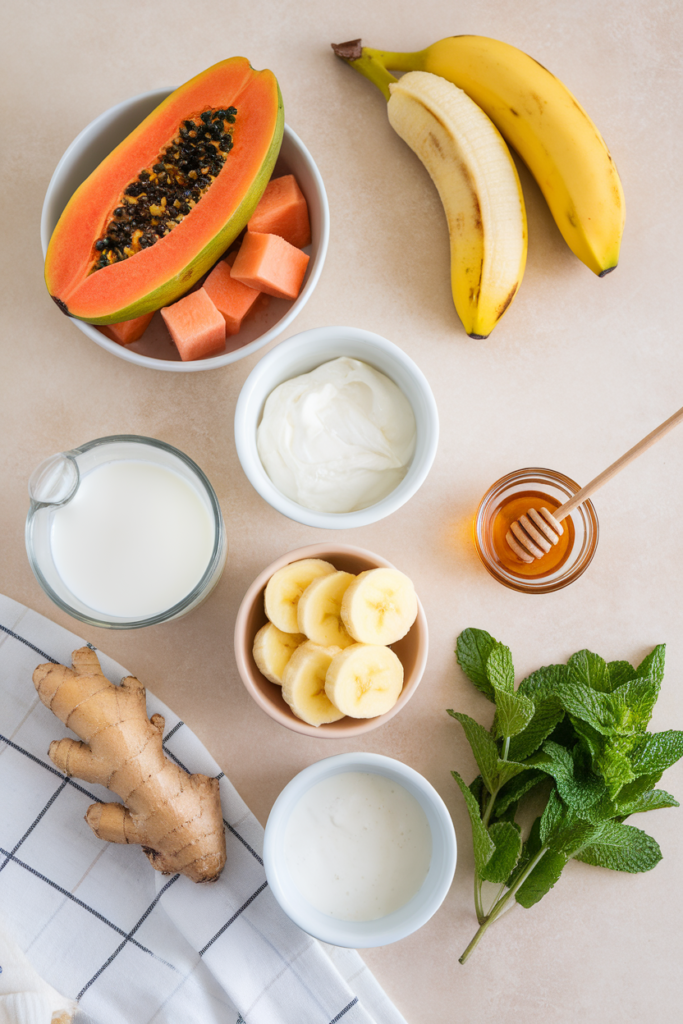 Banana Papaya Smoothie