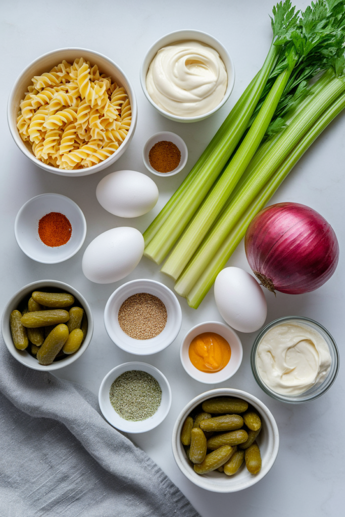 Deviled Egg Pasta Salad
